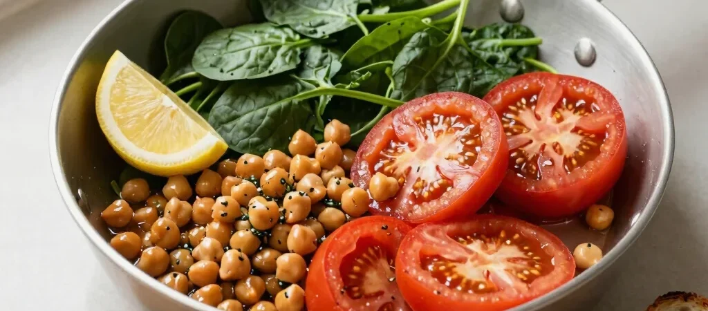 A Chickpea Skillet That Makes Greens Easy